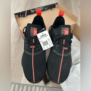 Adidas Star Wars Darth Vader NMD R1 Black and Red Shoes - Size 12